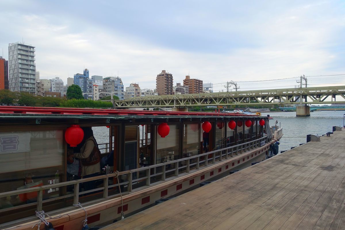 屋形船のハゼ釣り 隅田川 ツインズママのお気楽フィッシング